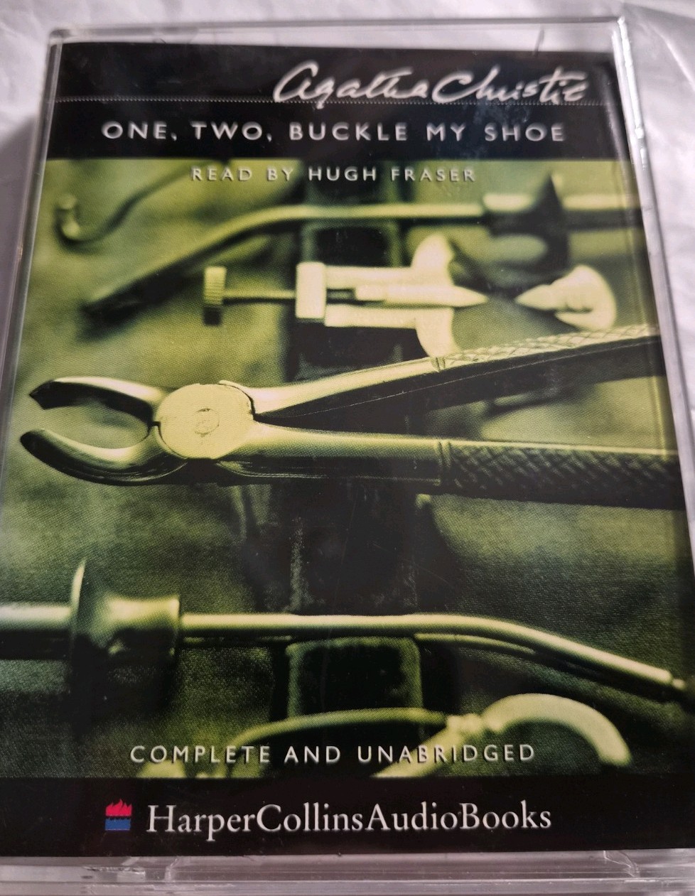 Agatha Christie One Two Buckle My Shoe Audio Cassette Book Great Condition