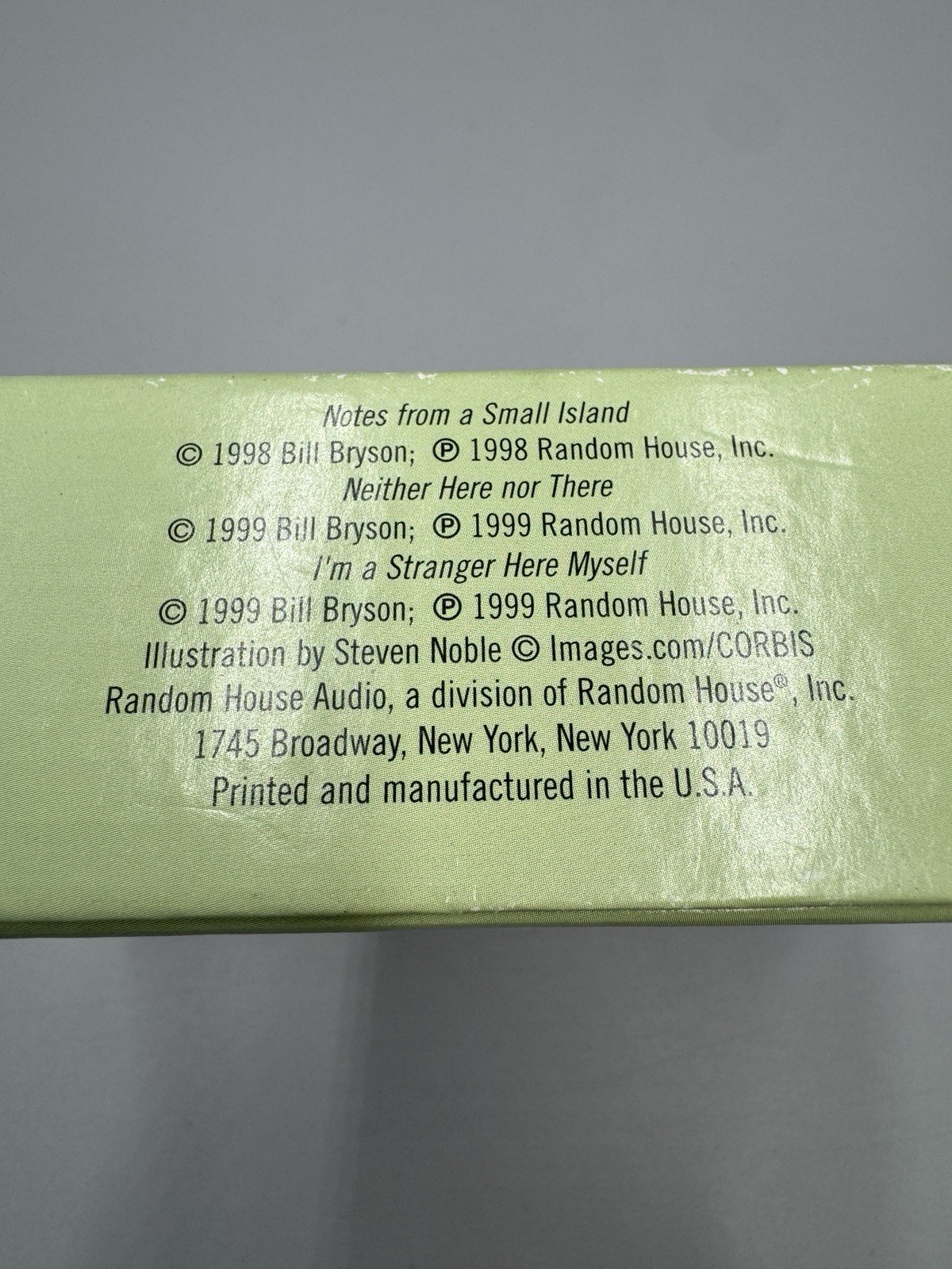 Bill Bryson Collector’s Edition Audiobook (CD) — 3 Classics Read by the Author