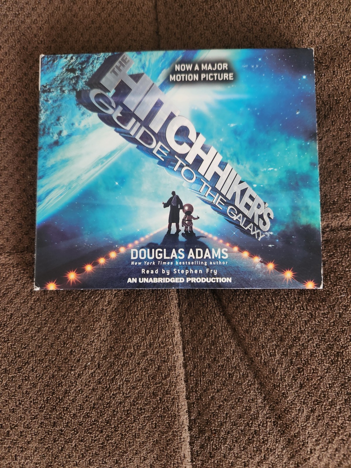 The Hitchhiker’s Guide to the Galaxy, Douglas Adams AUDIO BOOK on 5 CDs