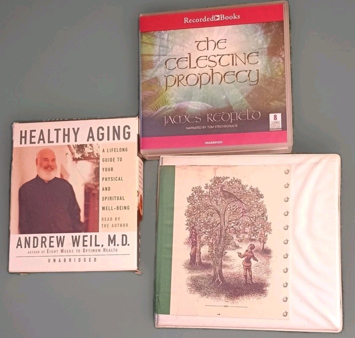 3 CD Audio Books-Healthy Aging-The Celestine Prophecy & The Magician’s Nephew