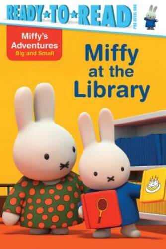 Miffy at the Library (Miffys Adventures Big and Small) — Hardcover — GOOD