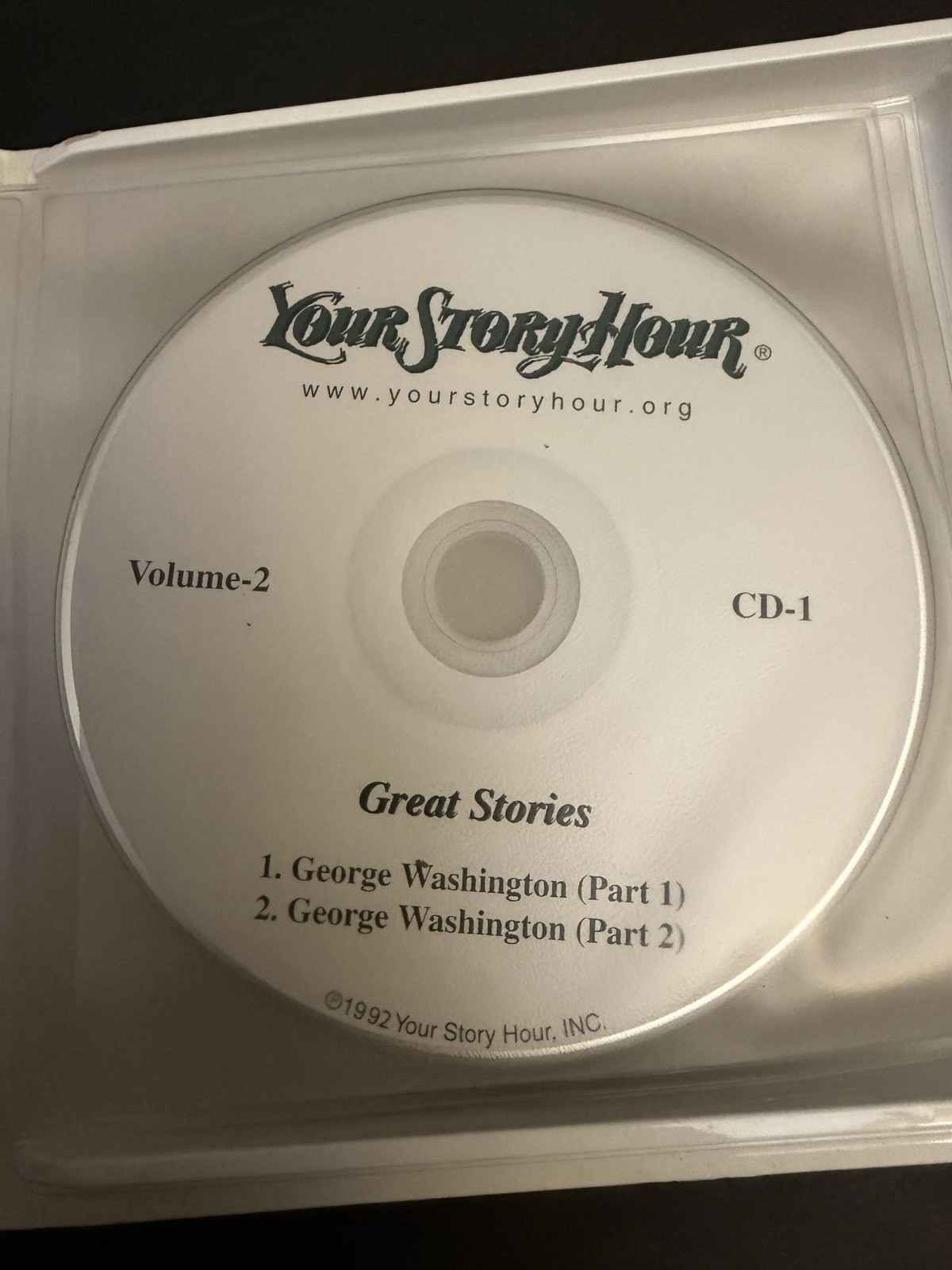 Your Story Hour Great Stories Volume 2 Box Set 6 CD’s George Washington Ford