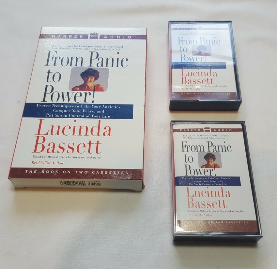 From Panic to Power — Lucinda Bassett (1995, Audio Cassette, Abridged) CLEAN
