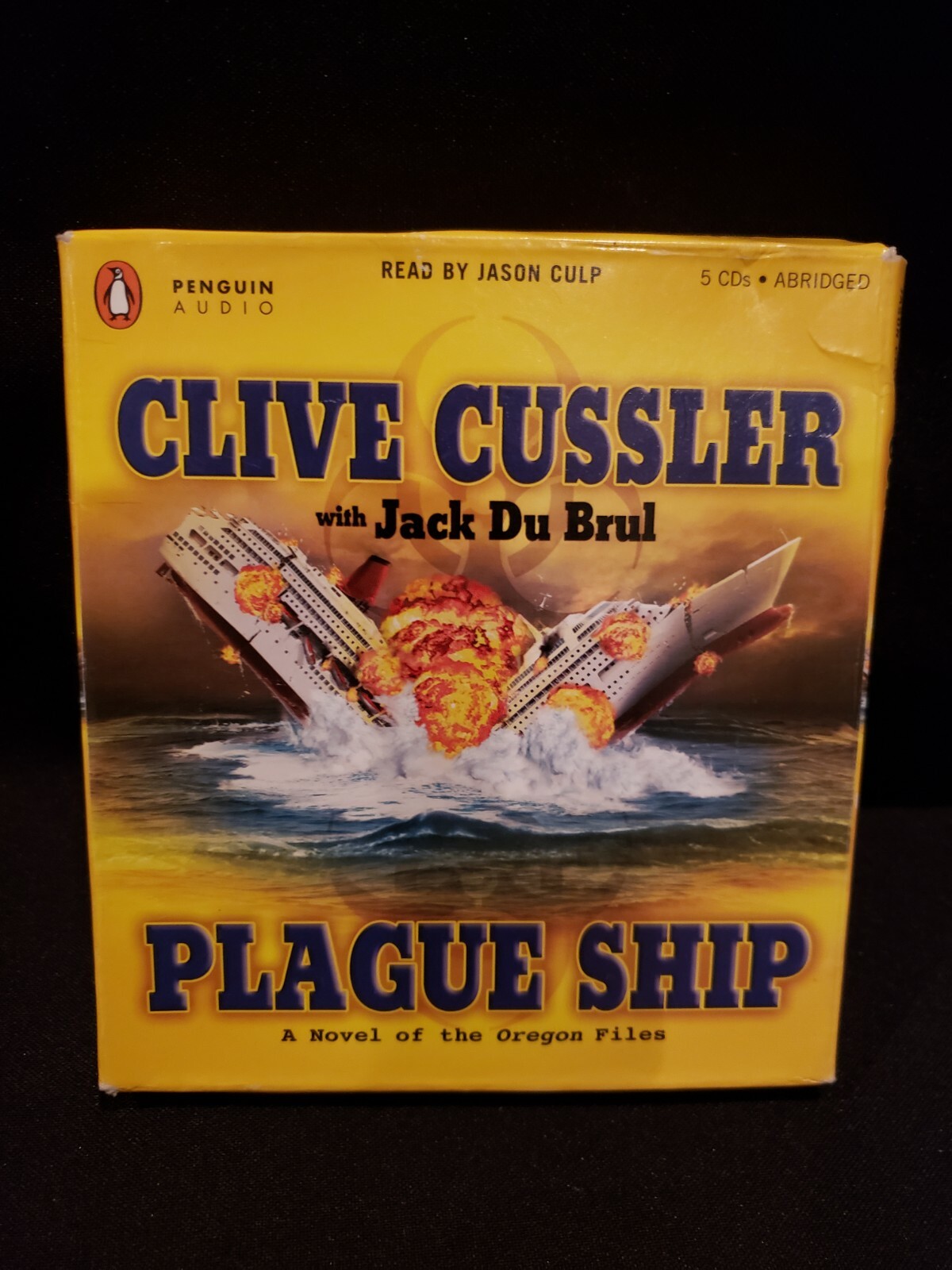 Oregon Files: Plague Ship by Jack Du Brul and Clive Cussler 2008, 5 CD, Abridged