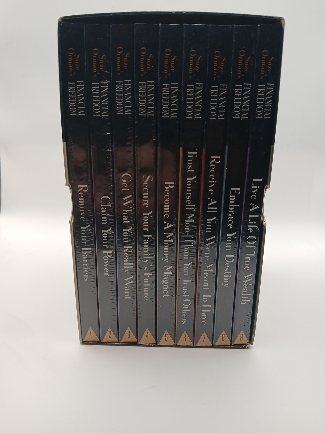 Suze Orman’s Financial Freedom: Creating True Wealth-9 Audio CDs, Boxed Set UVGC
