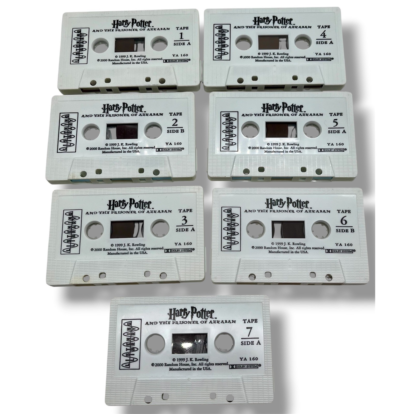 Harry Potter Prisoner of Azkaban Audio Book 7 Cassette Tape Set Unabridged