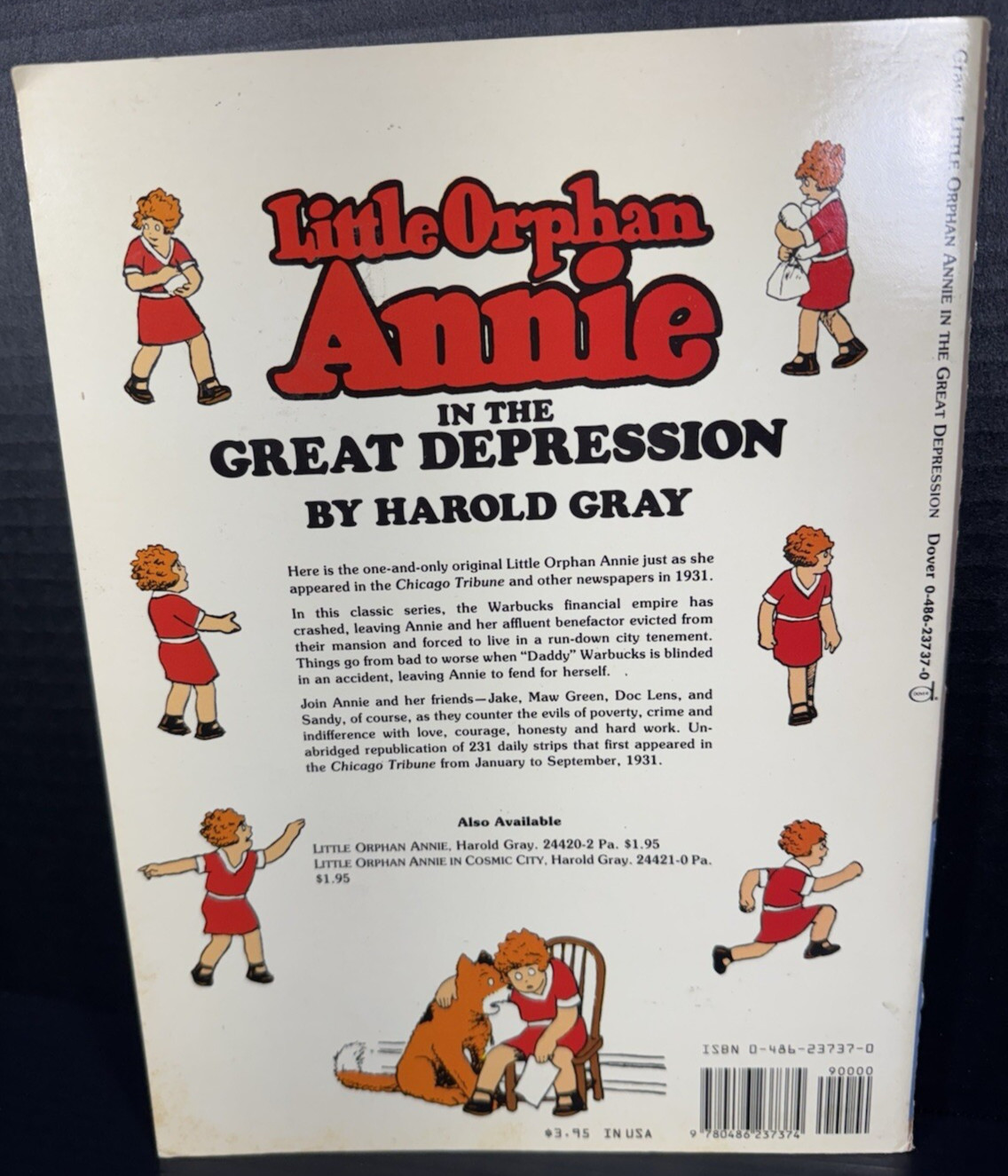 Little Orphan Annie in the Great Depression by Harold Gray 1979, PB Comic Strips