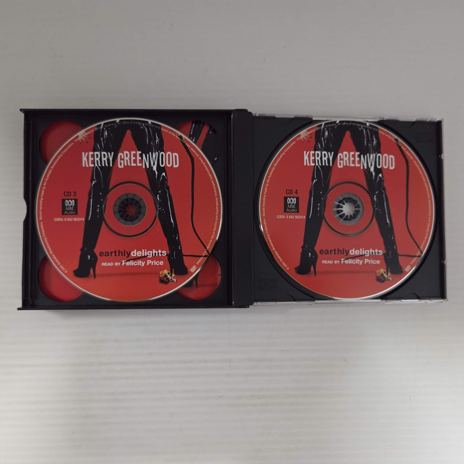 Audio Book Earthly Delights by Kerry Greenwood 4 Audio CD Set Cozy Mystery