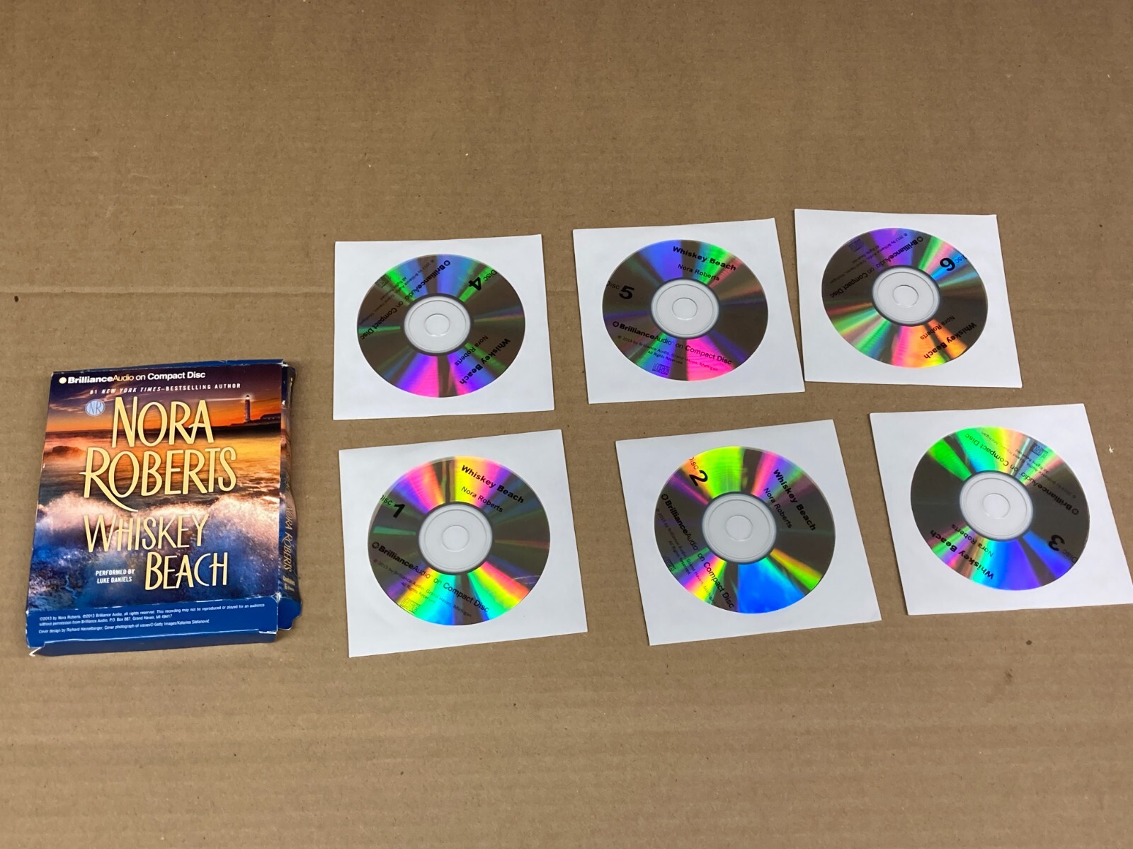 Whiskey Beach by Nora Roberts ~ Audio Book On CD
