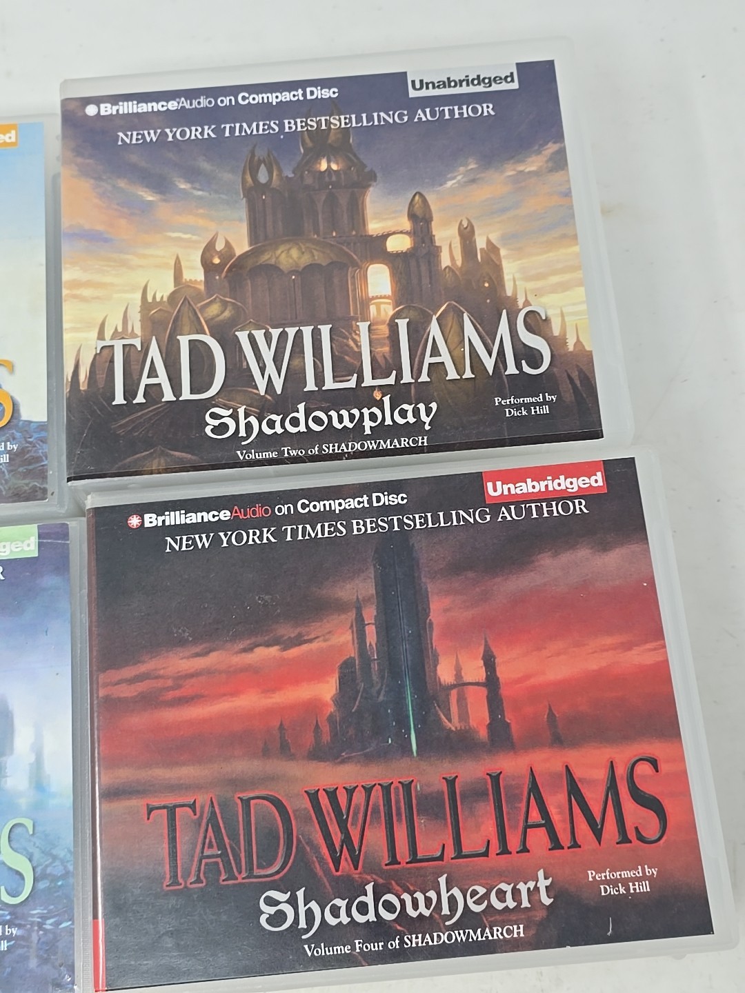 Tad William’s shadowmarch 1-4 brilliance audio on compact disc