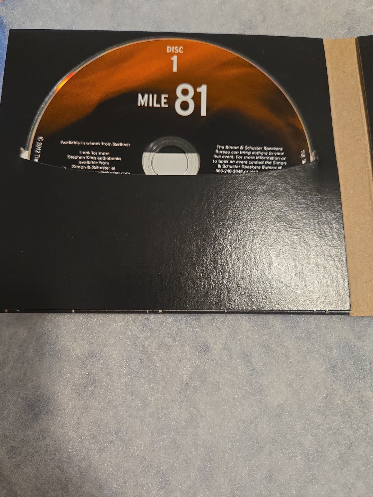 Mile 81 : Includes Bonus Story ‘the Dune’ by Stephen King (2012, Compact Disc)