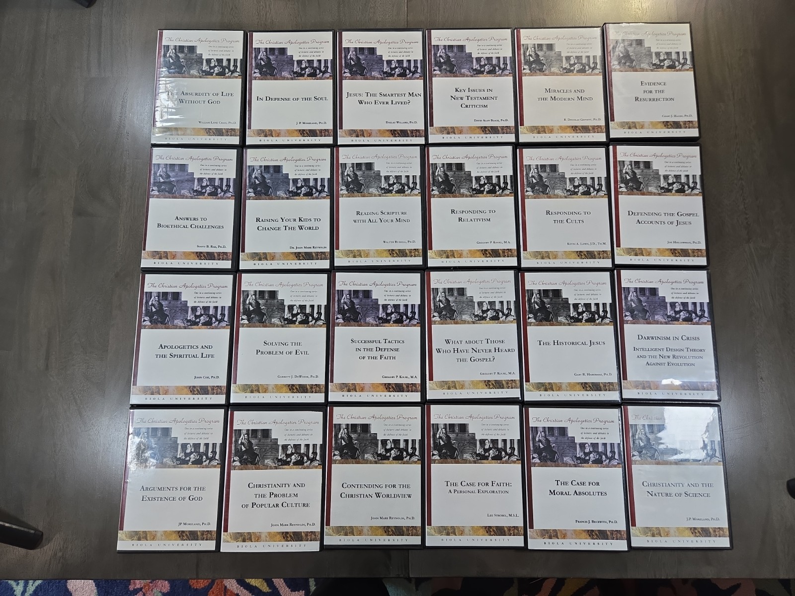 Christian Apologetics Lectures Biola University Lot Of 24 CDs