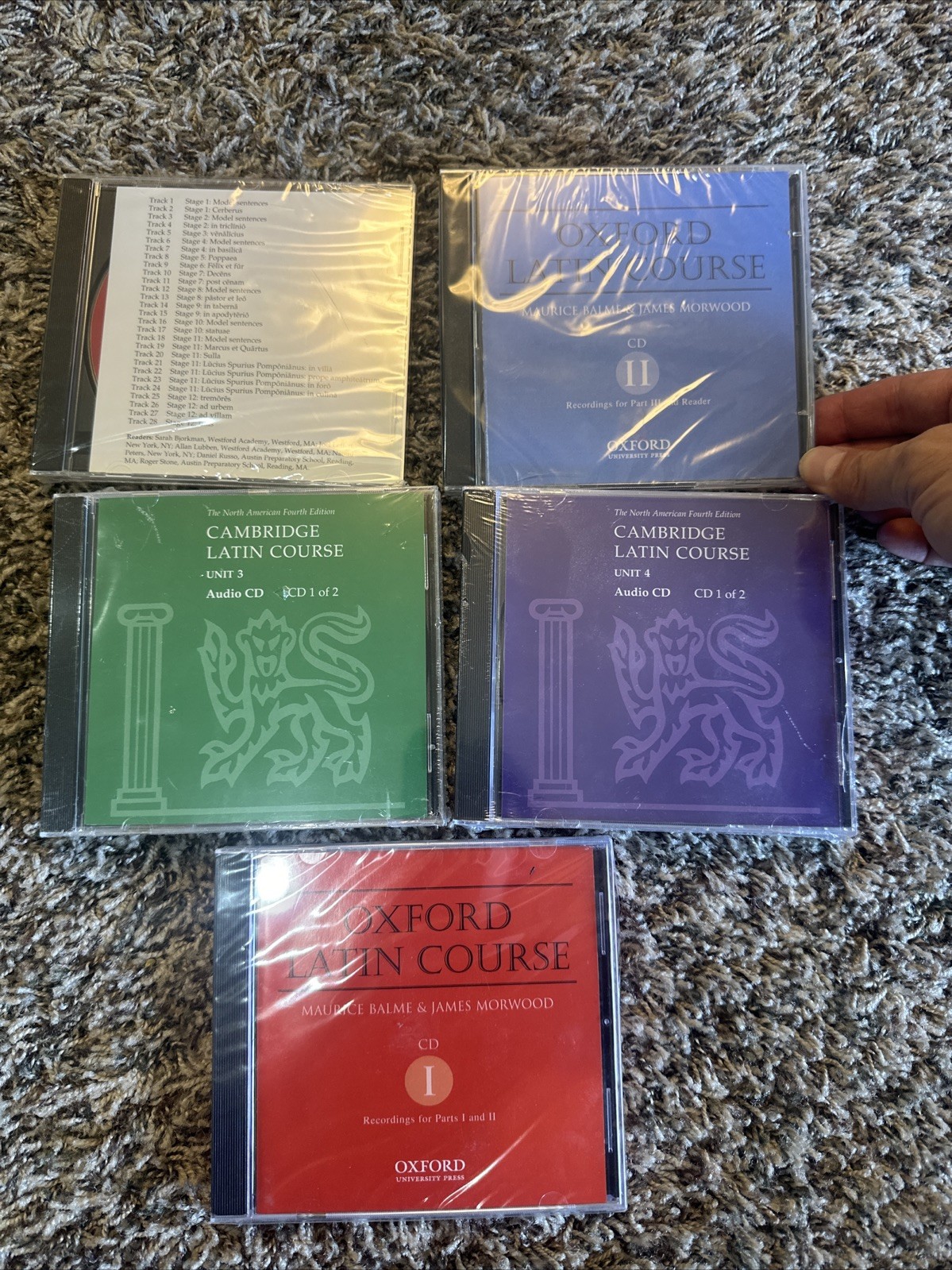 North American Cambridge Latin Course Audio CDs Unit 1, Unit 3, Unit 4 Recording