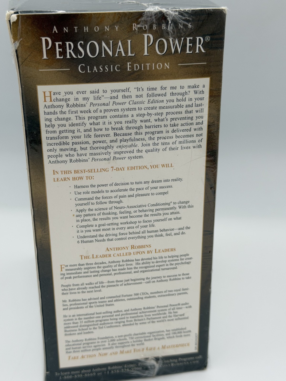 Anthony Robbins Personal Power Classic Edition 7 Audio CD Set- brand new
