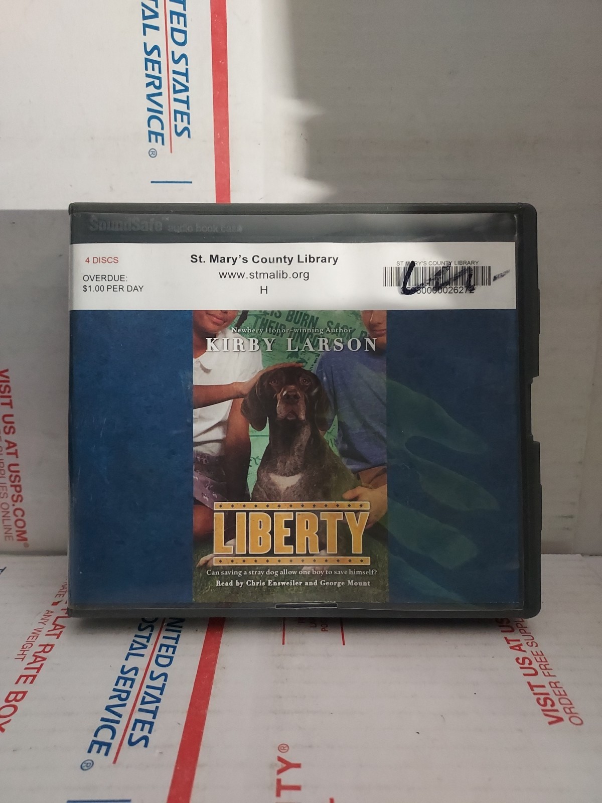 Liberty by Kirby Larson Audiobook CD Good Used 4 Disc — #1h