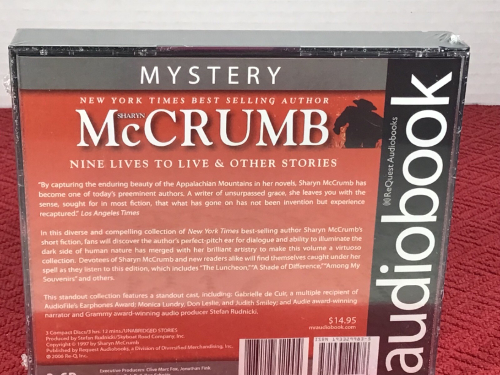 Nine Lives To Live & Other Stories Audiobook 3-CDs. New/Sealed. Free shipping.