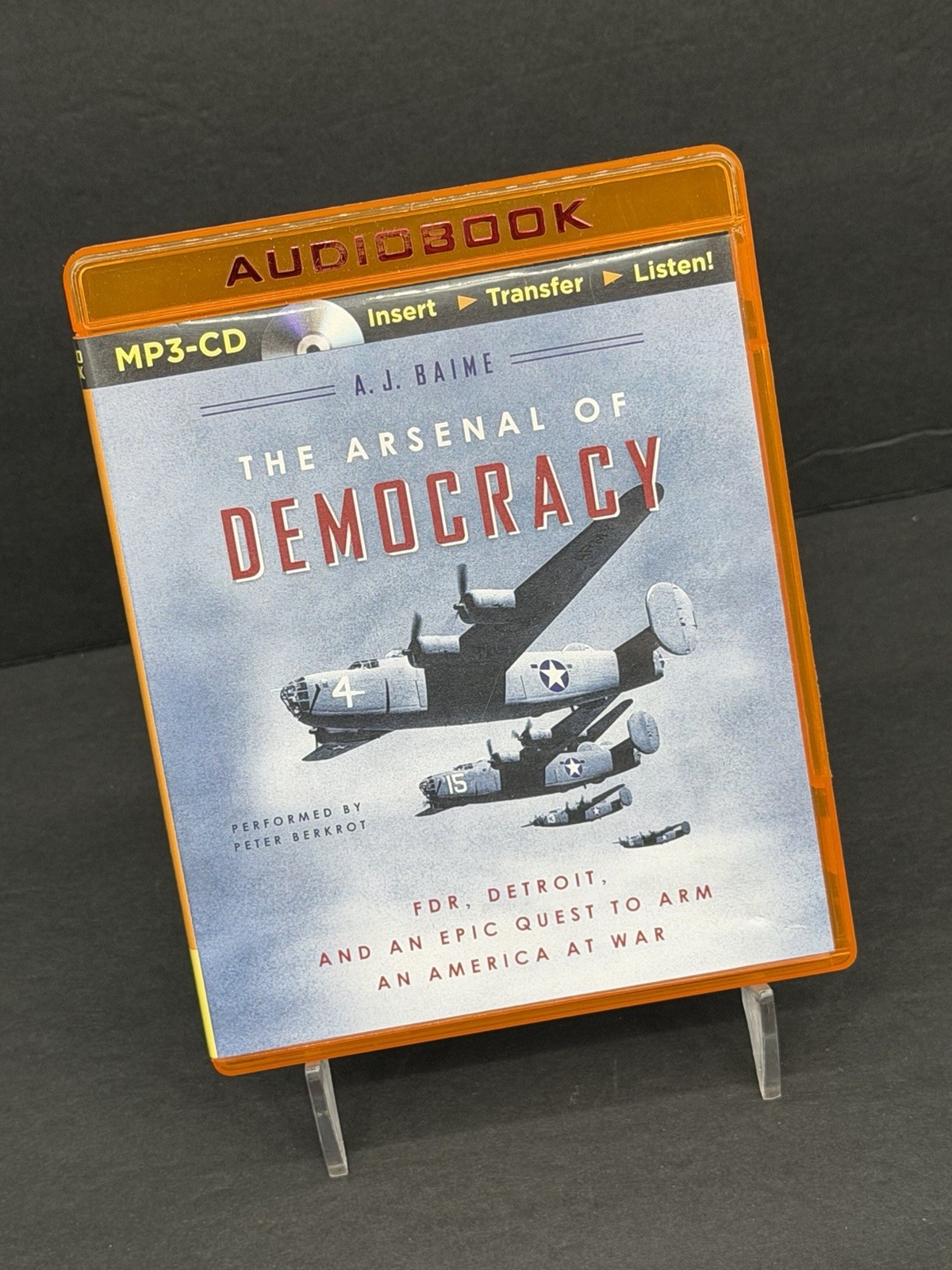 THE ARSENAL OF DEMOCRACY by A.J. Baime (Audiobook on Cd, 2014) History — RARE