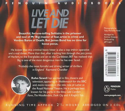 Live and Let Die by Ian Fleming (Audio CD, 2002)