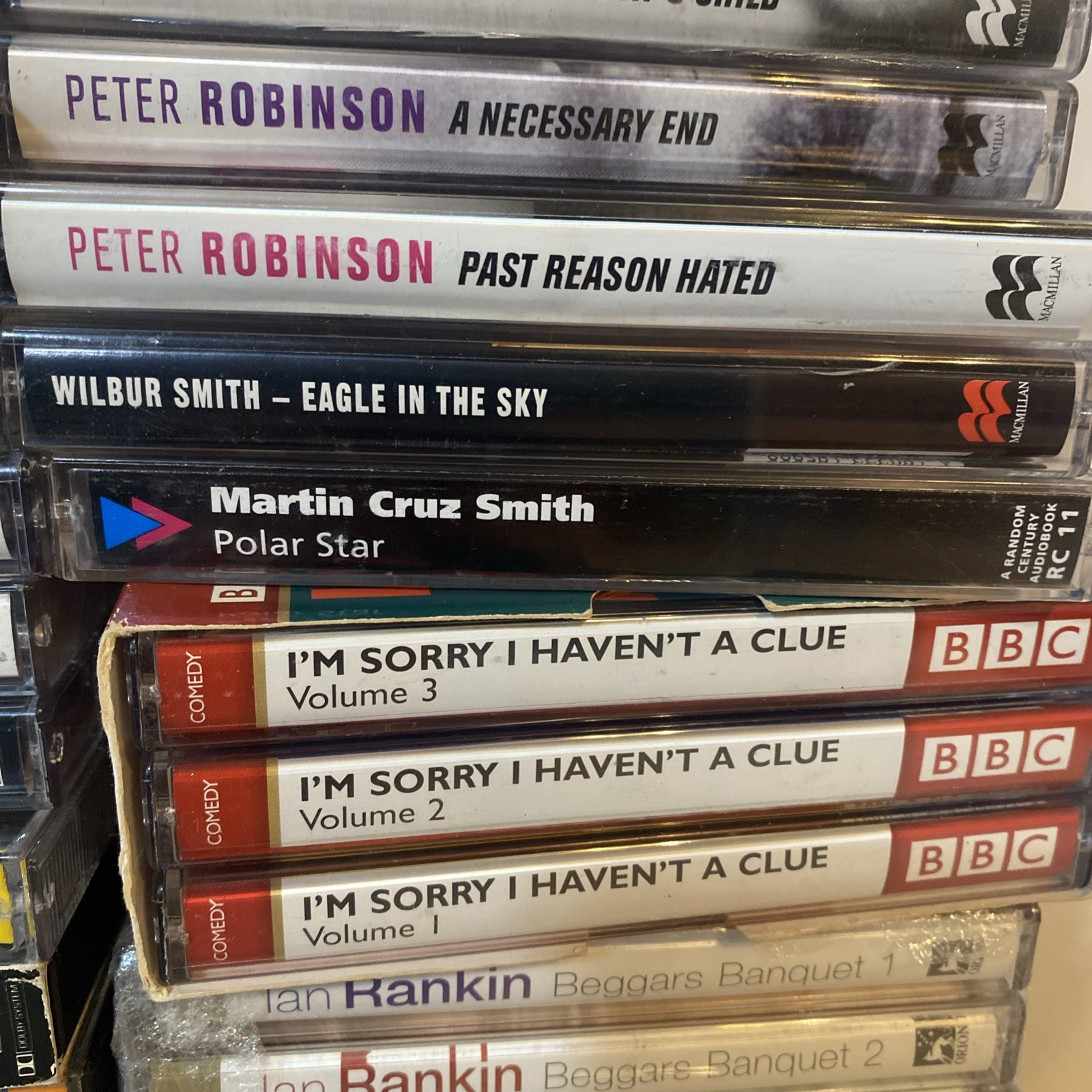 Audiobook Joblot / Bundle Cassette Tape Talking Books Mixed Genres Singles /Sets