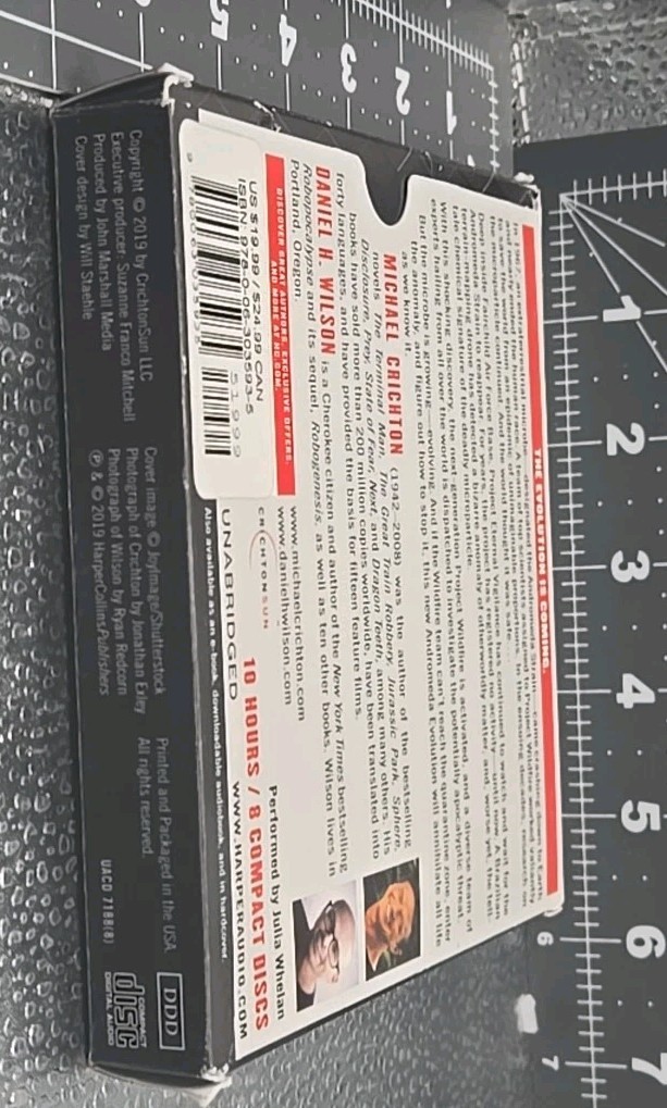 The Andromeda Evolution CD (Andromeda Strain) Michael Crichton — Audio CD