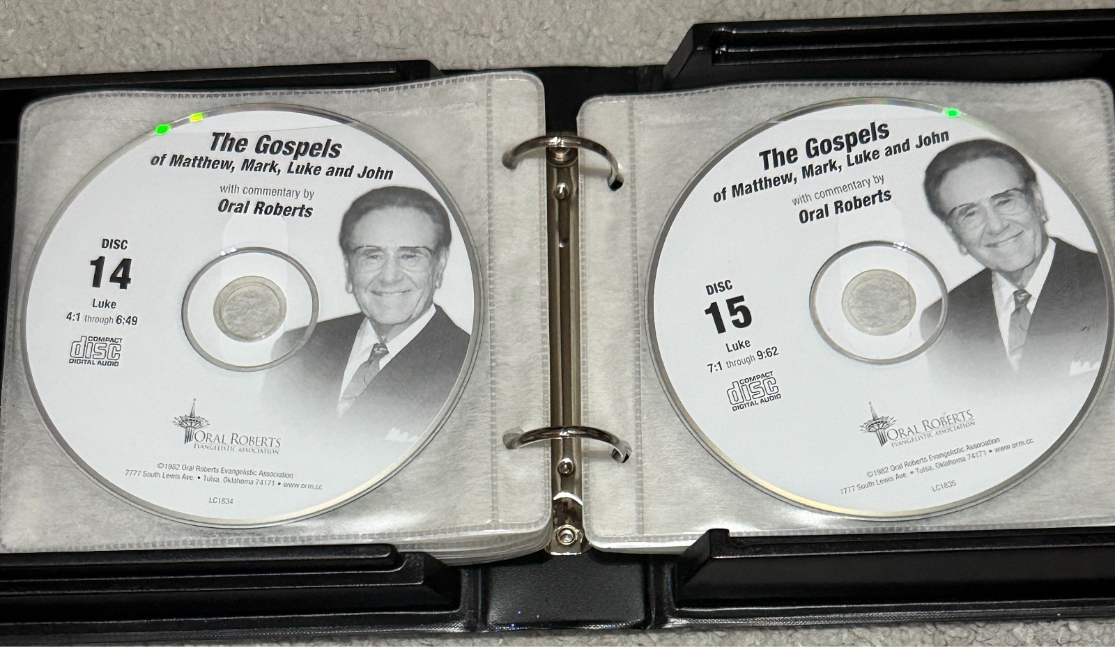 The Gospels Of Matthew Mark Luke & John Oral Roberts 24 CDs