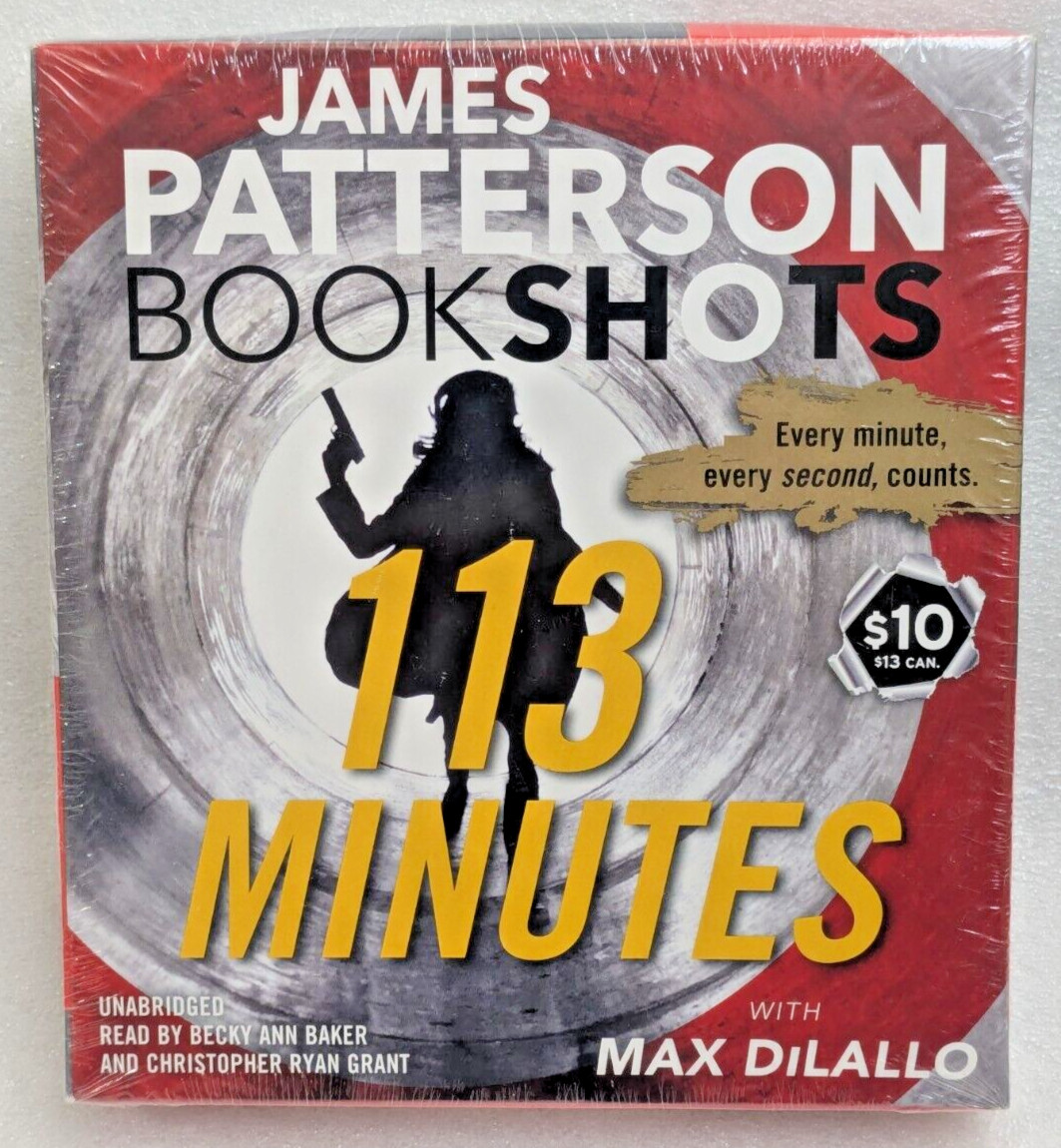 113 Minutes James Patterson Bookshots Max with DiLallo (CD-Audiobook, 2016) NEW
