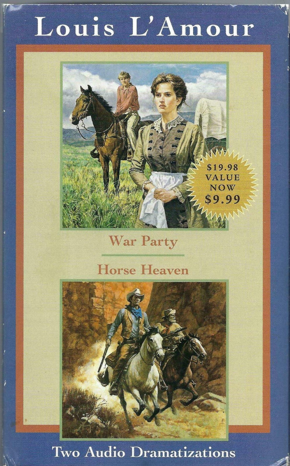 2) Louis L’Amour- War Party & Horse Heaven + The Trail to Peach Meadow Canyon