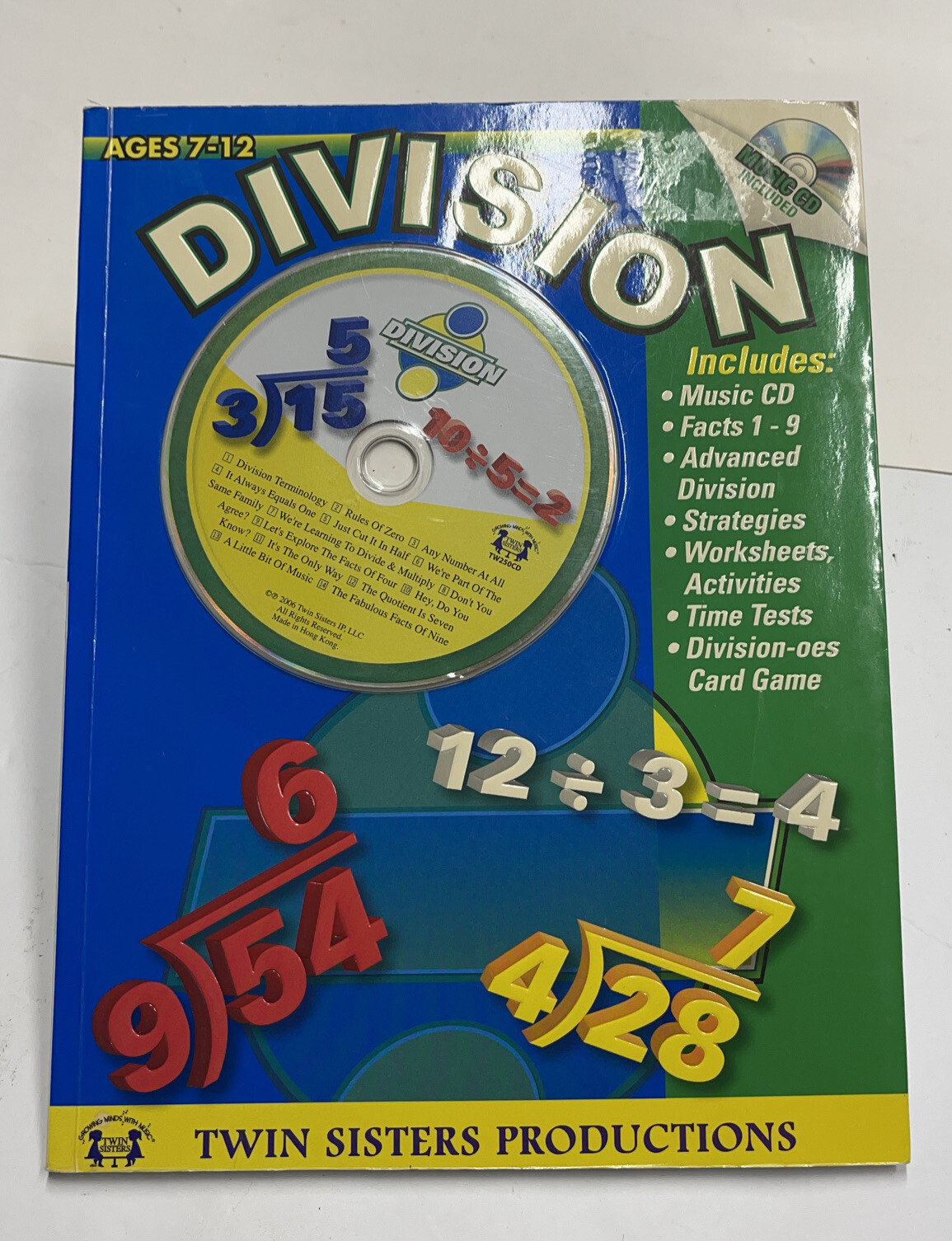 DIVISION, AGES 7-12 (WORKBOOK W/MUSIC CD) By Kim Mitzo Thompson & Karen Mitzo