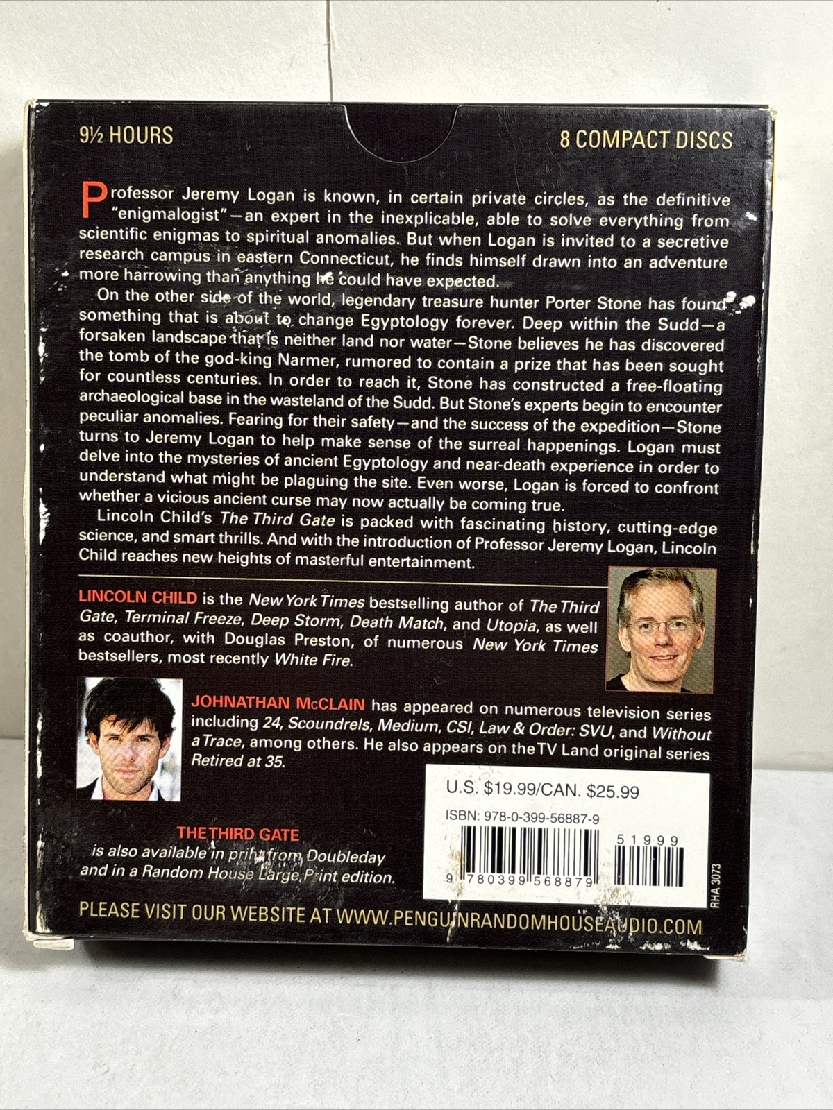 The Third Gate: A Novel — Audio CD By Child, Lincoln — VERY GOOD
