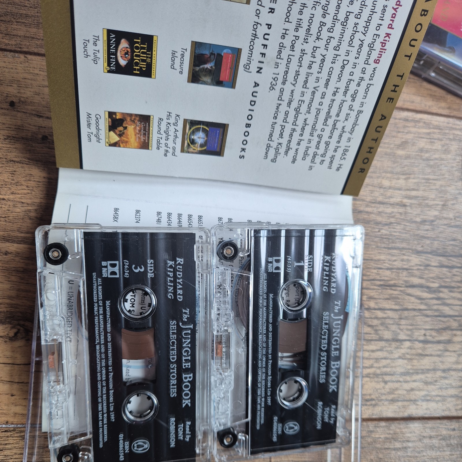 Treasure Island & The Jungle Book Audio Book Cassette Tape