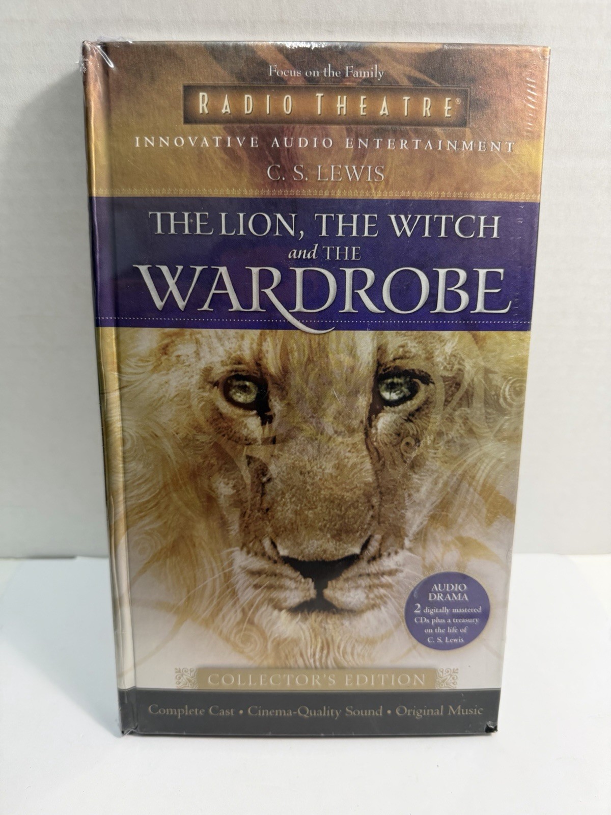 C S Lewis Lion Witch Wardrobe Radio Theatre 2 CD Audio Drama Collector’s Ed NEW