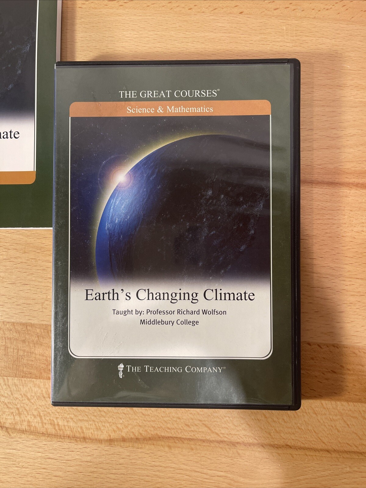 The Great Courses: Earth’s Changing Climate 2 Disc Set With Course Guide Book