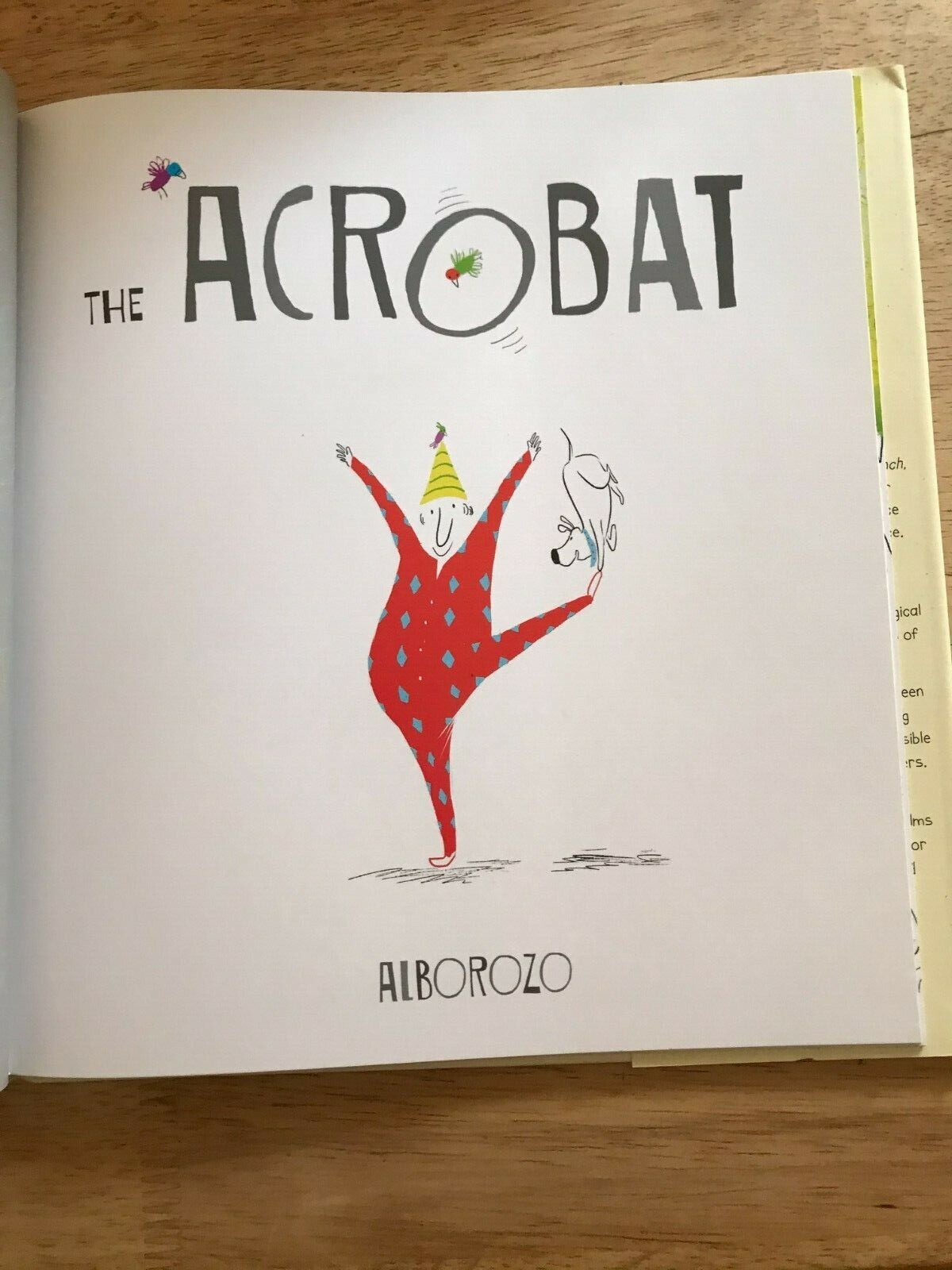 «THE ACROBAT» ~ BY GABRIEL ALBOROZO ~ CHILD’S PLAY LIBRARY HARDBACK & DUSTJACKET