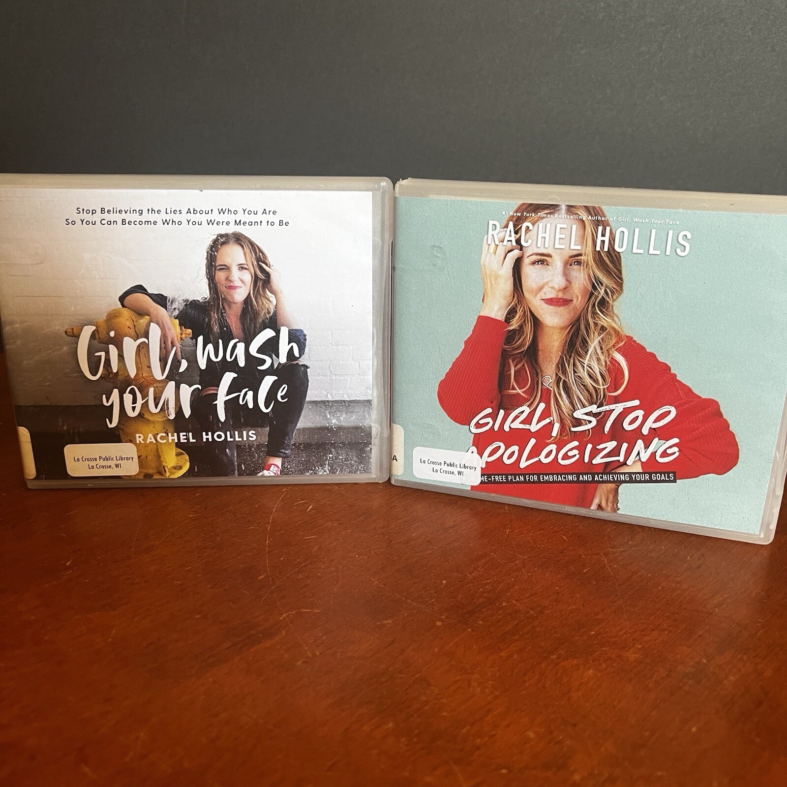 Lot: 2 Rachel Hollis Audio Book CD Set Girl Wash Your Face Stop Apologizing