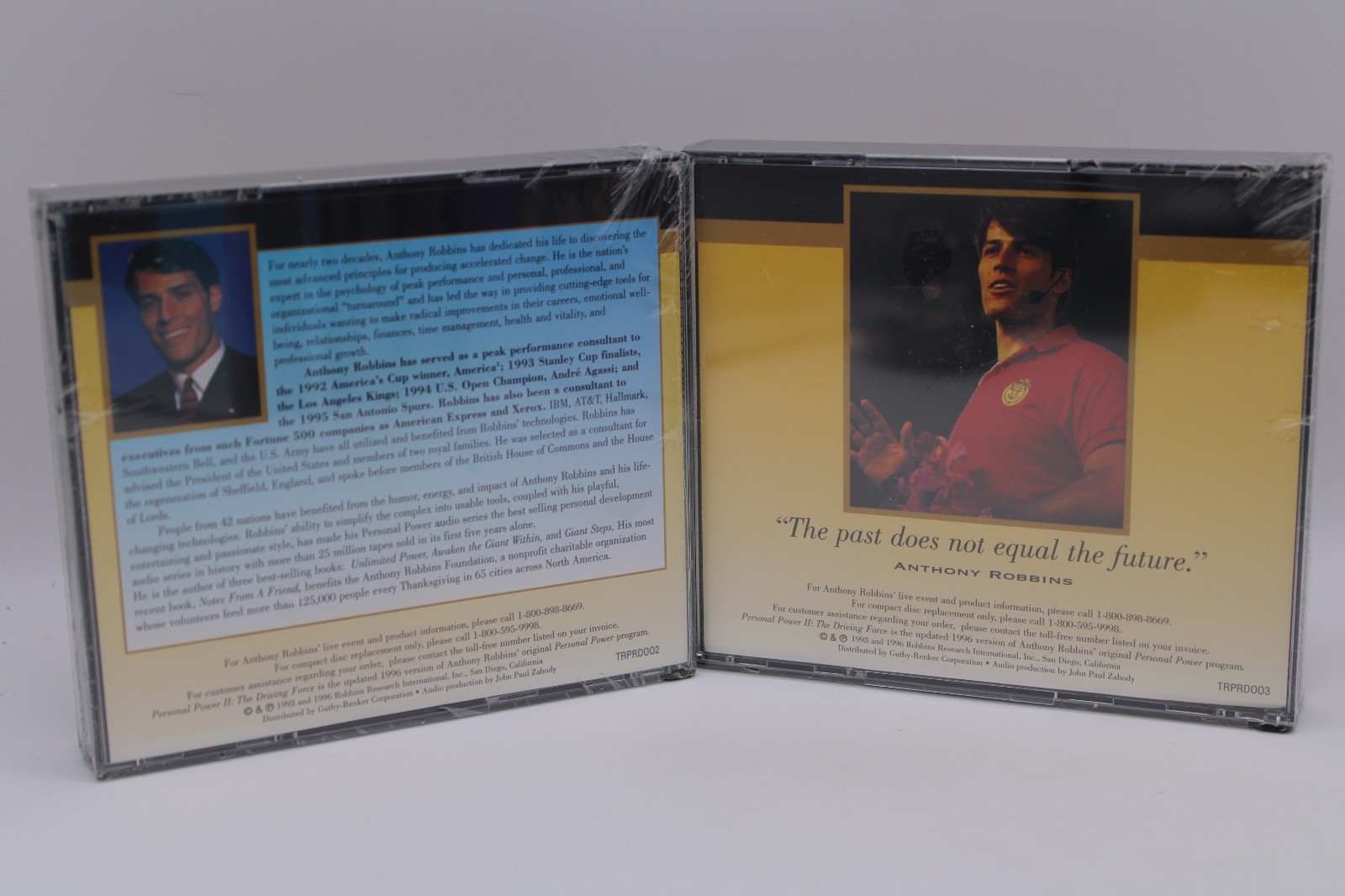 ANTHONY ROBBINS: PERSONAL POWER II — The Driving Force Lot Of 12 Sealed CD’s NEW