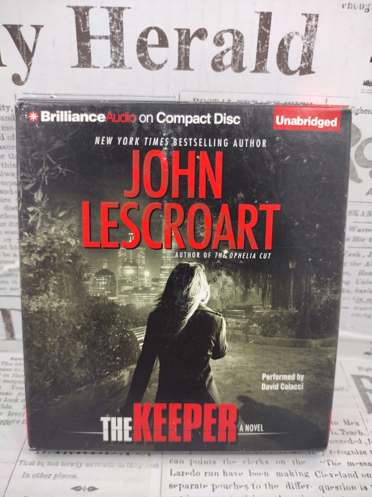 The Keeper John Lescroart Audio Book MP3-CD 2015 Rebecca Hardy David Colacci