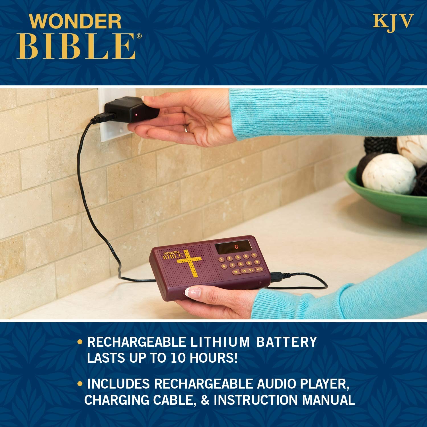 KJV The Audio Bible Player that Speaks, King James Version, New & Old Testame…