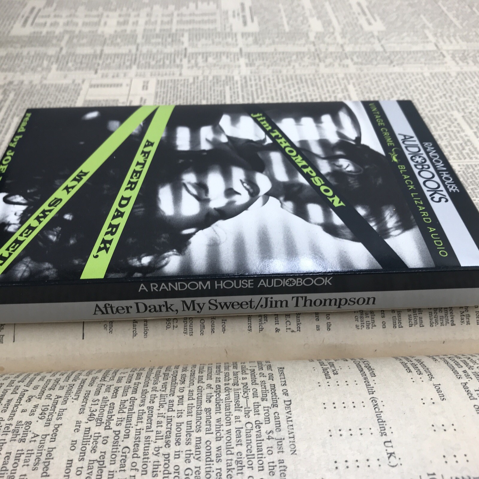 Jim Thompson’s After Dark My Sweet Audiobook Cassettes Joe Mantegna Narrated