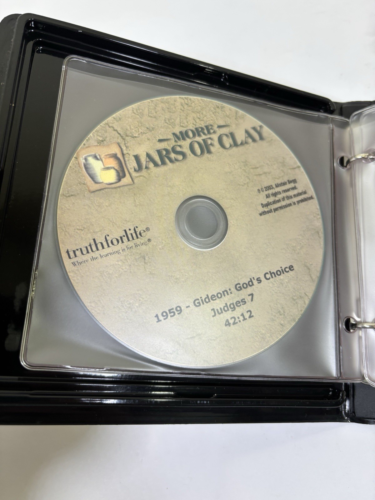 Alister Begg More Jars of Clay Vol. 2 Biblical Characters Study 7 CD Disc Set