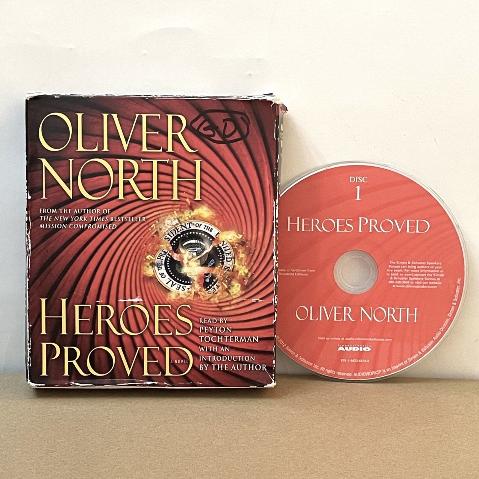 Oliver North HEROES PROVIDED Audiobook CD UNABRIDGED Audio Book 12 Compact Discs