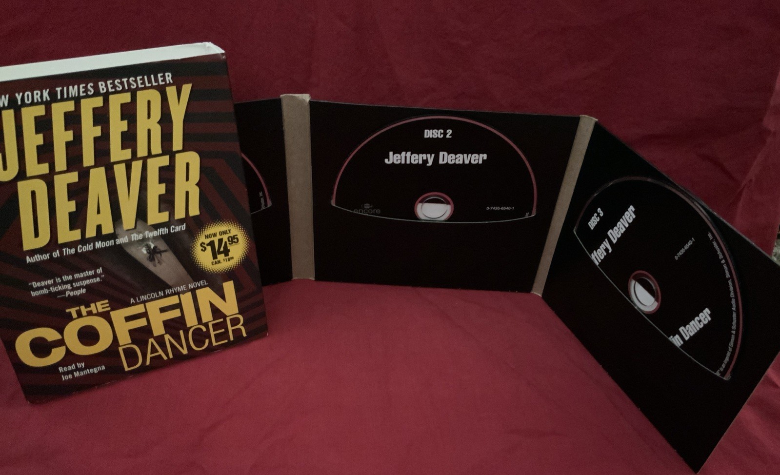 “The COFFIN DANCER” By Jeffery Deaver Audiobook CD A Lincoln Rhyme Novel 6 CDs