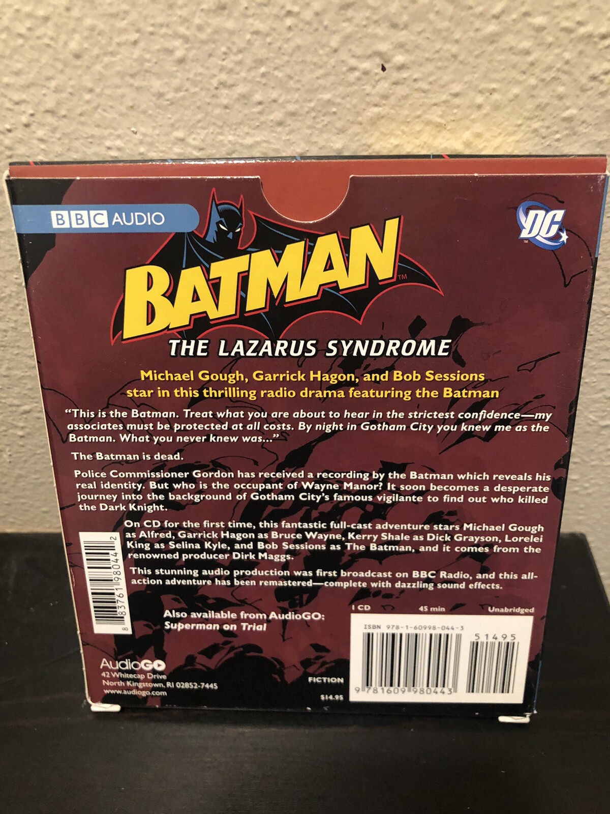 Batman The Lazarus Syndrome : A BBC Full-Cast Radio Drama by Dirk Maggs (CD)