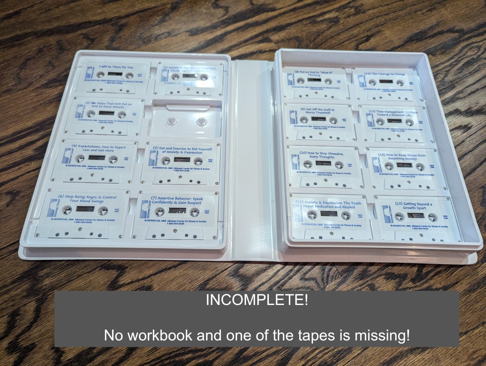 Attacking Anxiety and Depression Midwest Center Cassettes *INCOMPLETE!*