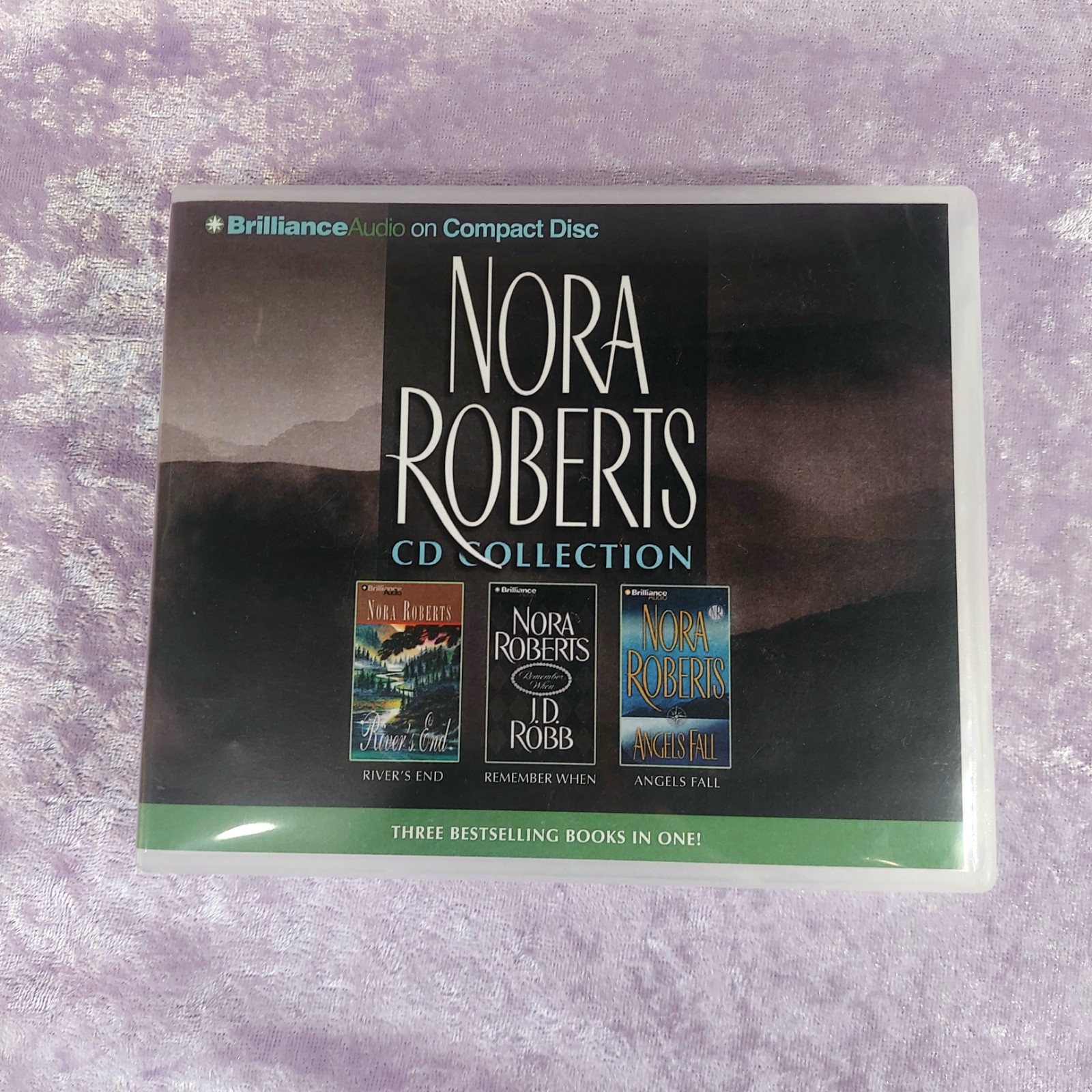 Nora Roberts CD Audio Collection : River’s End, Remember When, and Angels Fall