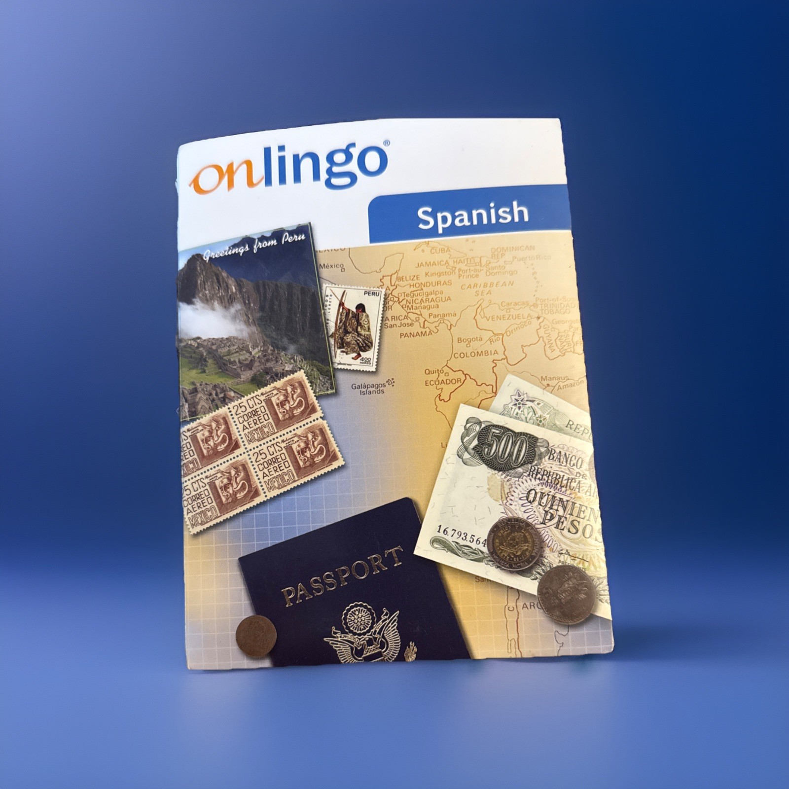 Onlingo Spanish — Level 2 (Audio CD/CD ROM, 2007) 3 Discs Set