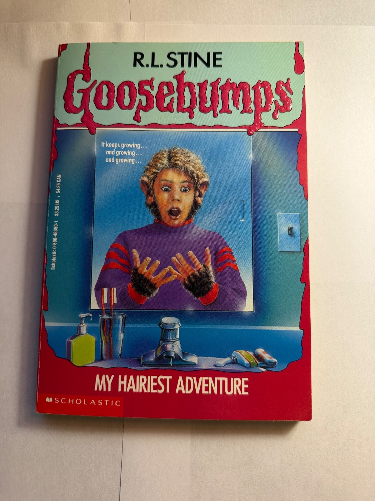 Vintage Goosebumps #26 My Hairiest Adventure 1st Edition 1st Print 1994