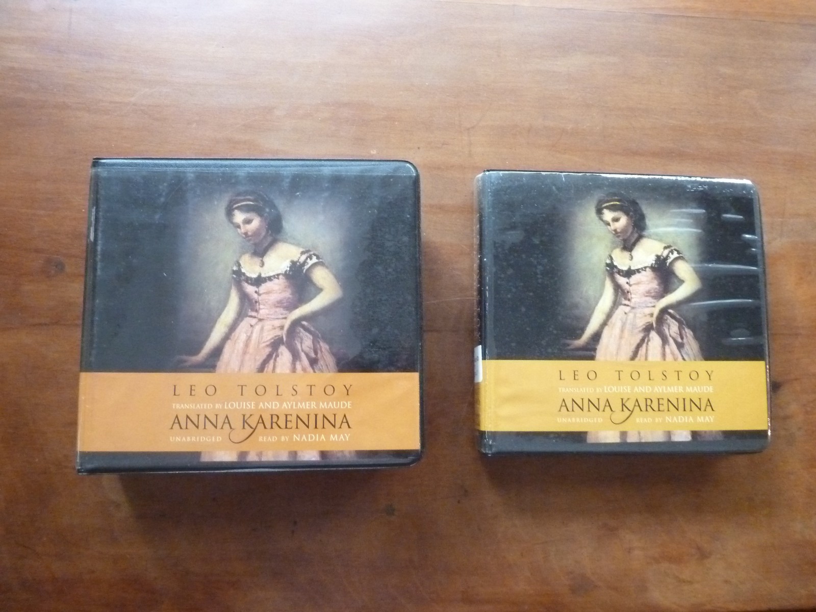 Tolstoy , Anna Karenina, Part 1 and Part 2 Audiobooks, Nadia May, 27 CDs