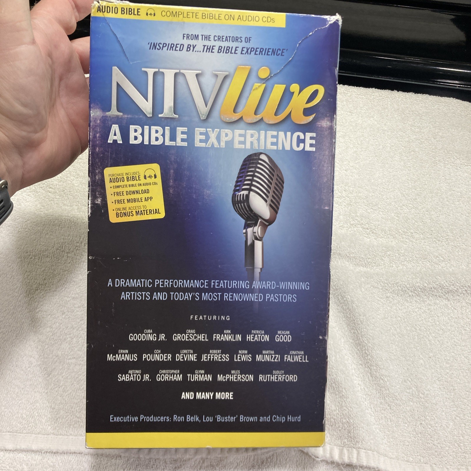 NIV Live A Bible Experience Box Set Audio Bible The Complete Bible CD/DVD