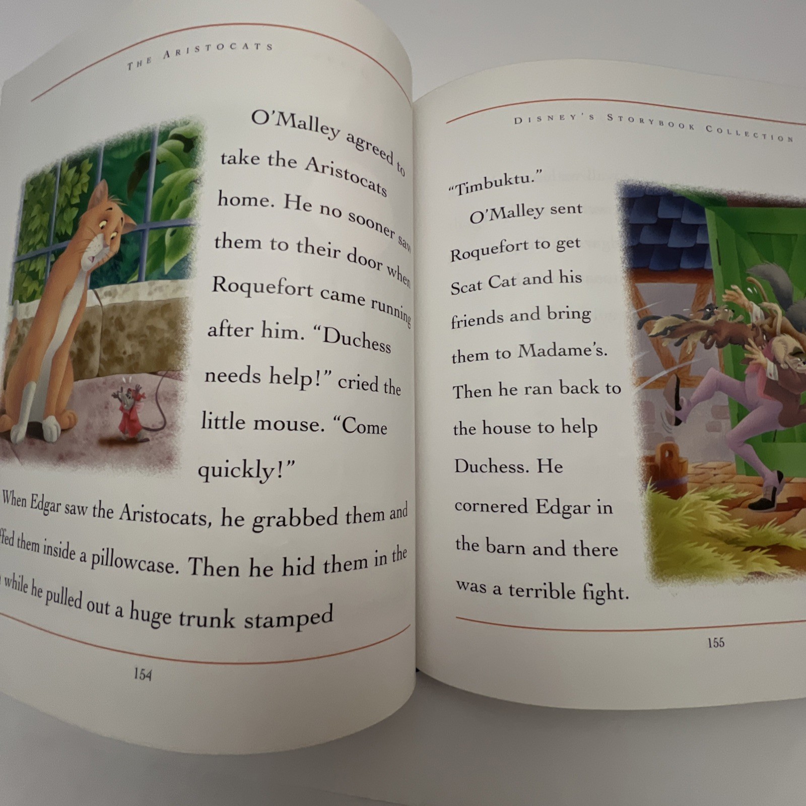 Walt Disney’s Storybook Collection Hardcover Story Book With 23 Stories 1998