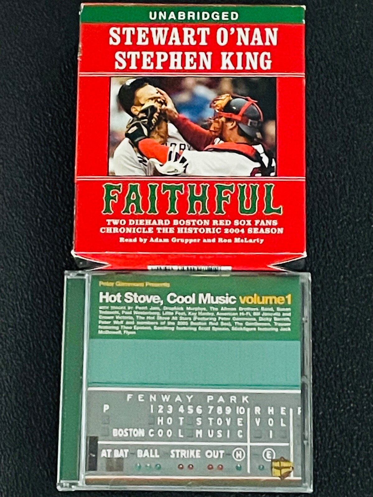 2004 BOSTON RED SOX Faithful Audio Book 15 AUDIO CD SET Stephen King +BONUS CD!!